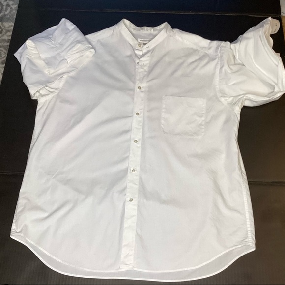 Men's White cotton Claiborne shirt 16.5 Collar - Picture 4 of 10